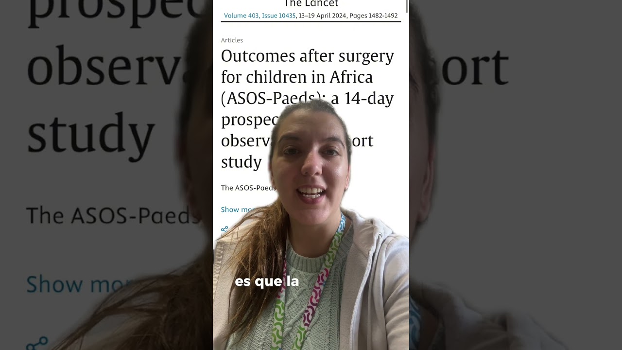 Resultados luego de la cirugía para niños en África