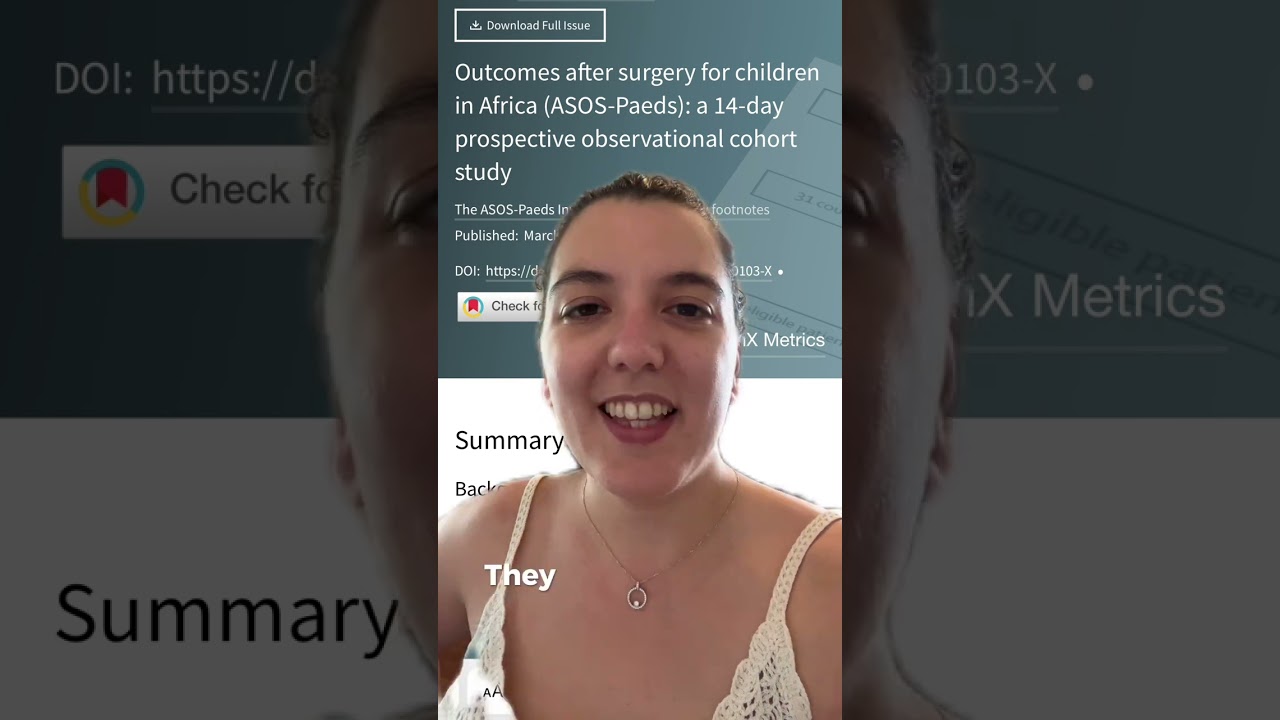 Outcomes after surgery for children in Africa