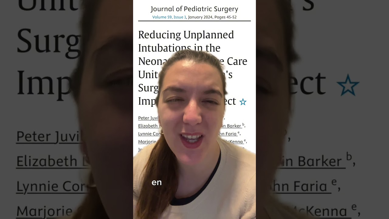 Reduciendo las intubaciones no planificadas en la UCIN después de una cirugía