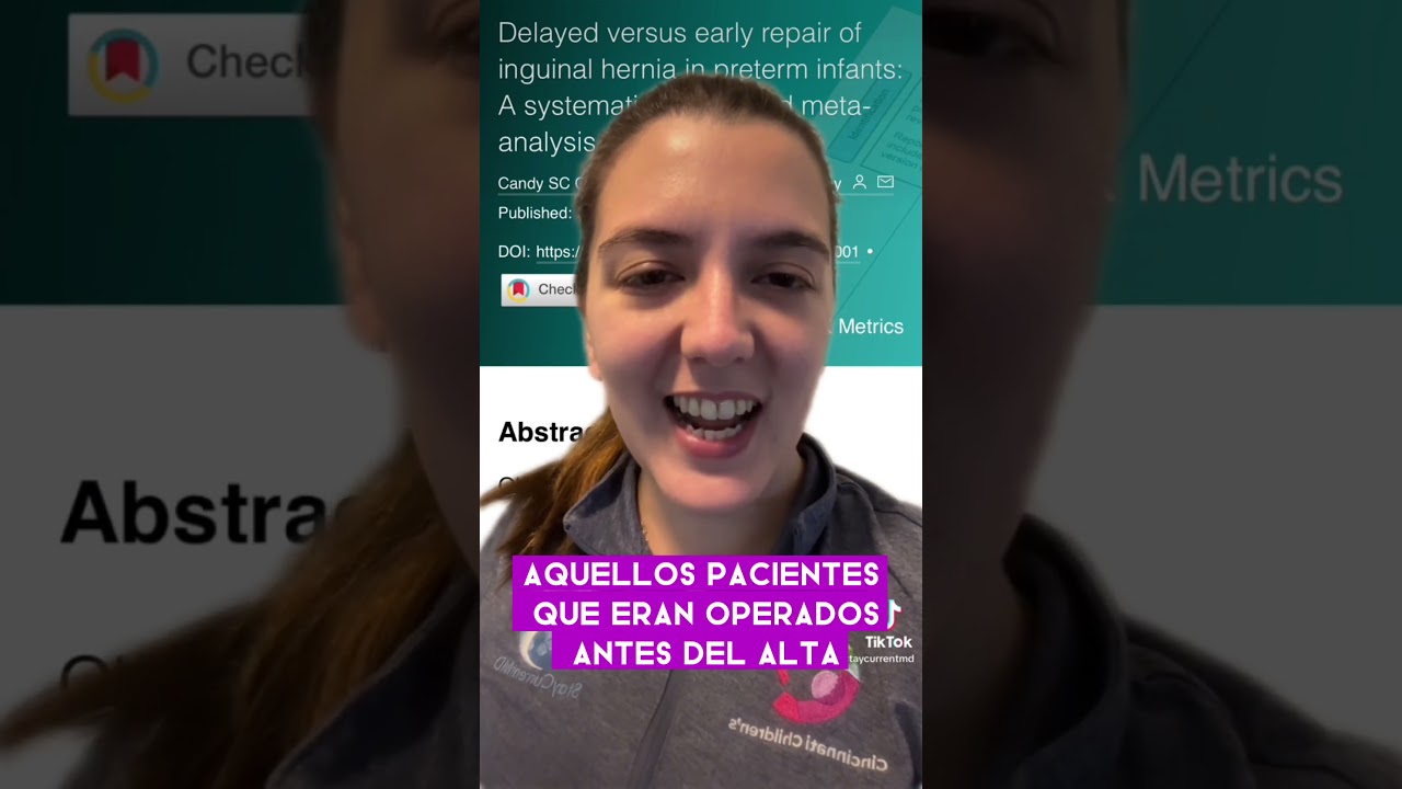 Reparación tardía versus temprana de la hernia inguinal en bebés prematuros