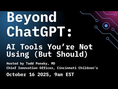 Beyond ChatGPT: AI Tools You’re Not Using (But Should)