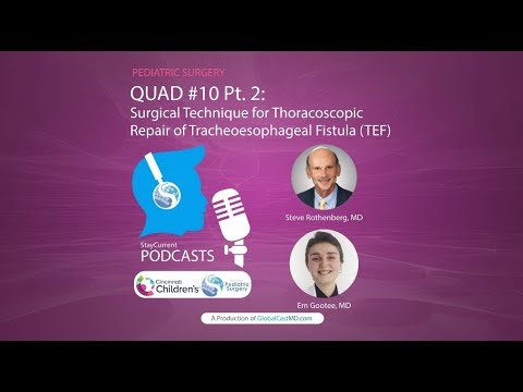 QUAD #10 Pt.2: Surgical Technique for Thoracoscopic Repair of TEF with Dr. Steve Rothenberg